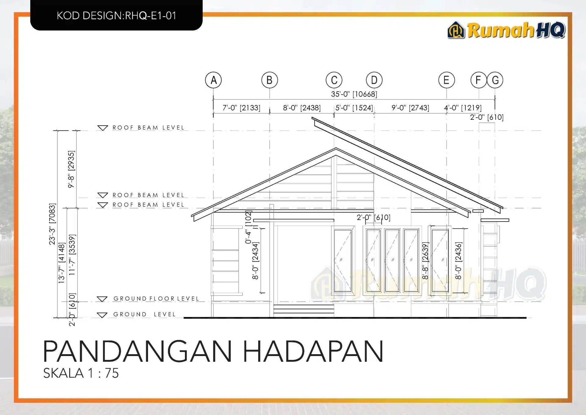 Rekabentuk Design Rumah RHQ E1 01 10