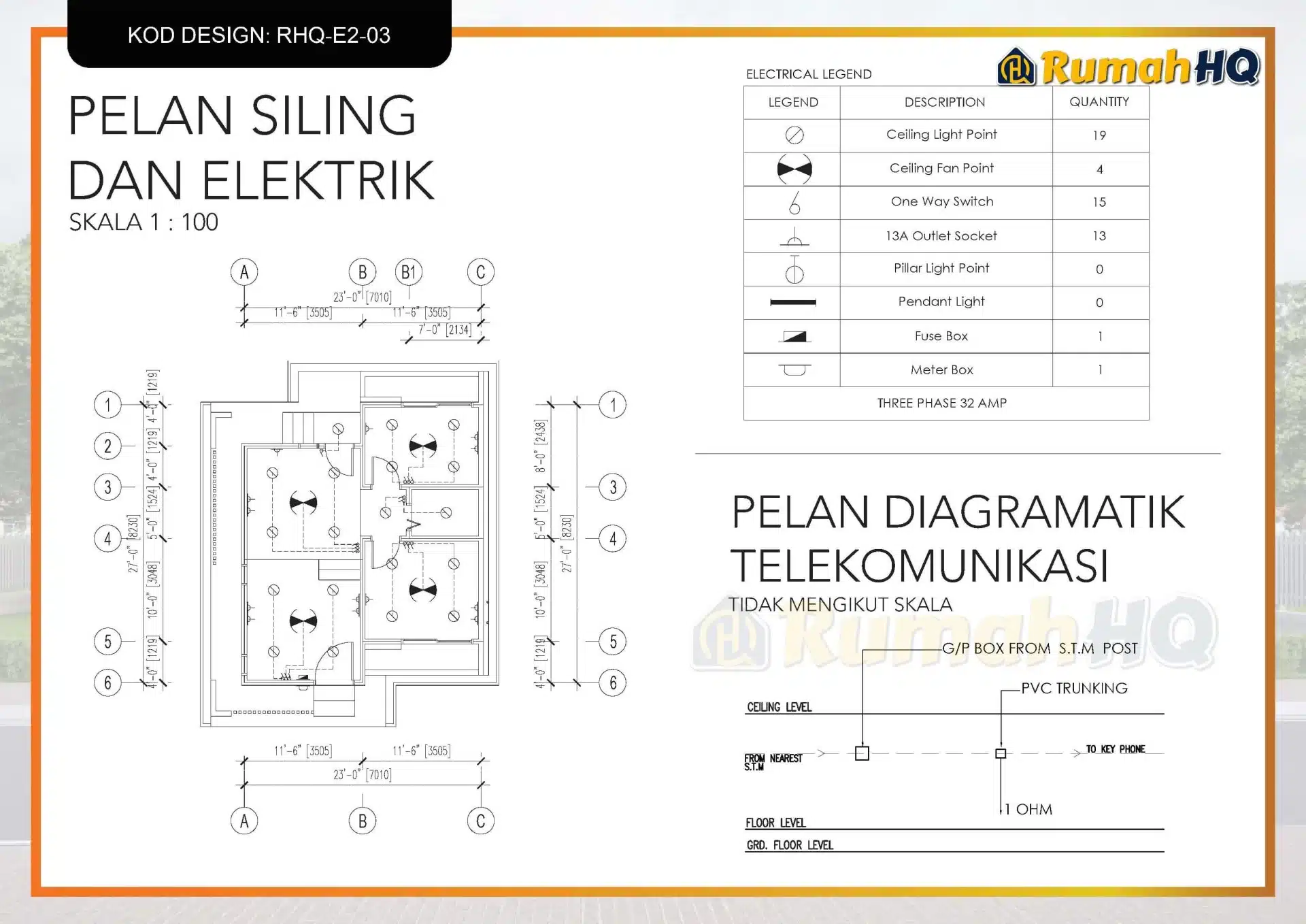 Rekabentuk Design Rumah RHQ E2 03 15